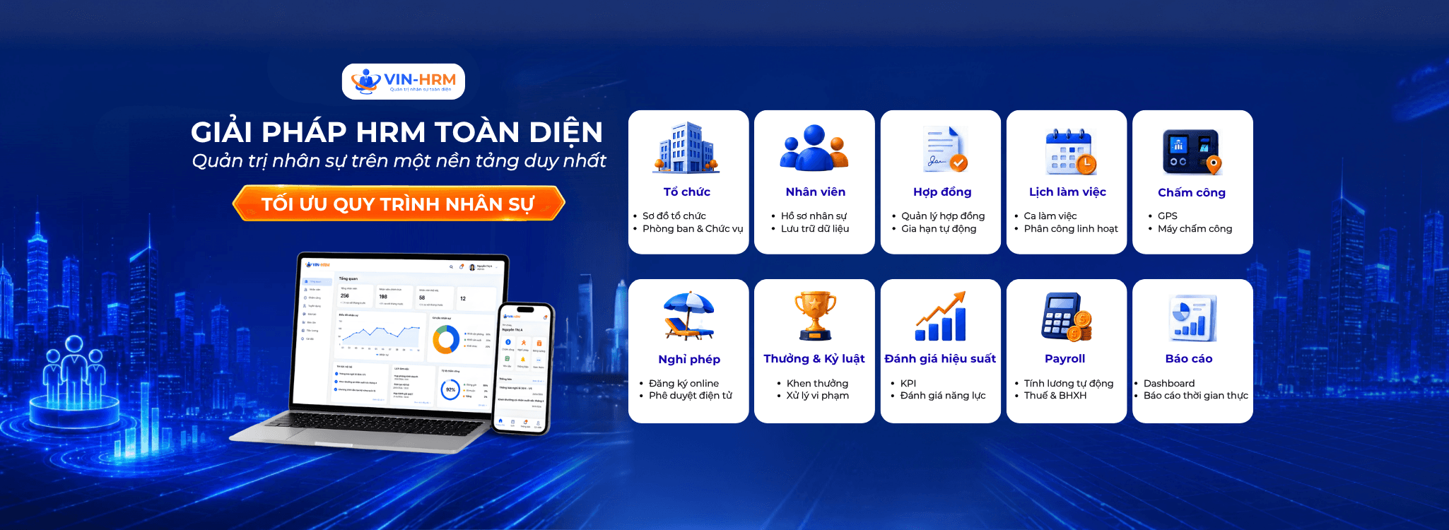 VIN-HRM dashboard